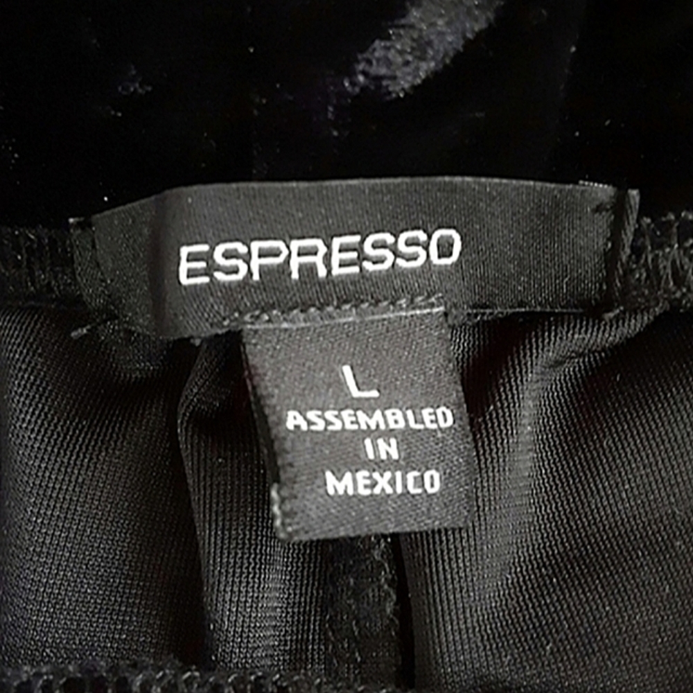 ESPRESSO High Rise Crushed Velvet Lounge Leggings Size Large ( Juniors ) - Picture 9 of 10